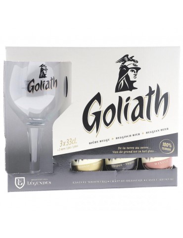 GOLIATH COFFRET 3*33CL +...