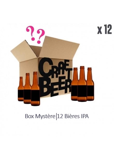 BOX MYSTERE 100% IPA X12 BIERES INDIA PALE ALE