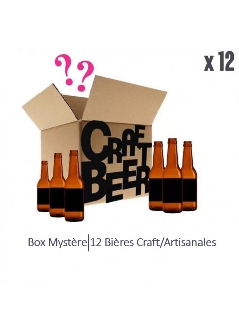 BOX MYSTERE 100% CRAFT X12 BIERES ARTISANALES