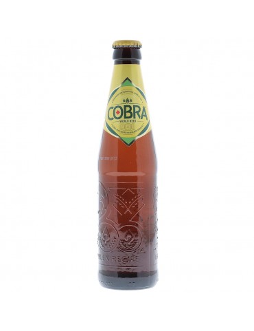 COBRA WORLD BEER 33CL 3.4 - Bière blonde et emblématique indienne, légère, rafraichissante et équilibrée.